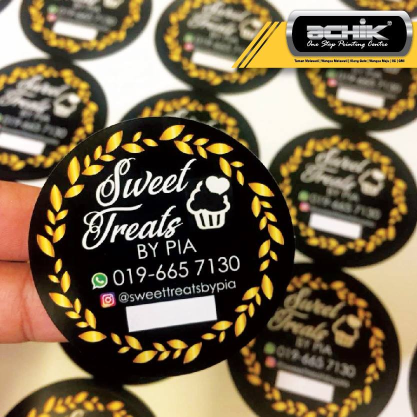 Cutting Sticker - Mirrorcoat (Custom) 483mm X 330mm GLOSSY/MATTE LAMINATION